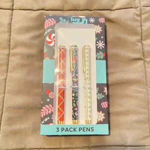 Lug Festive Pen Set - NWT. Holiday Treat